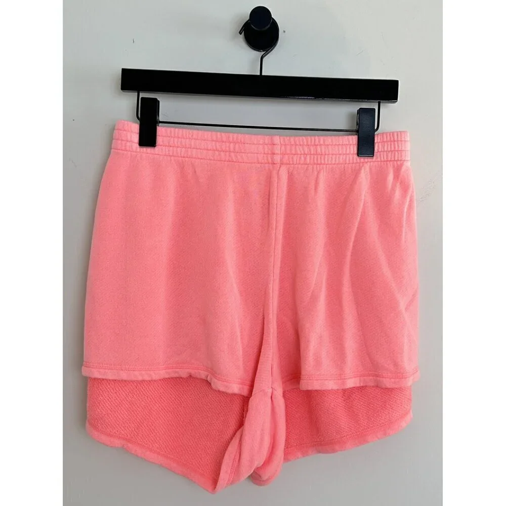 SKIMS Modal French Terry Loose Short in Coral Size X-Large